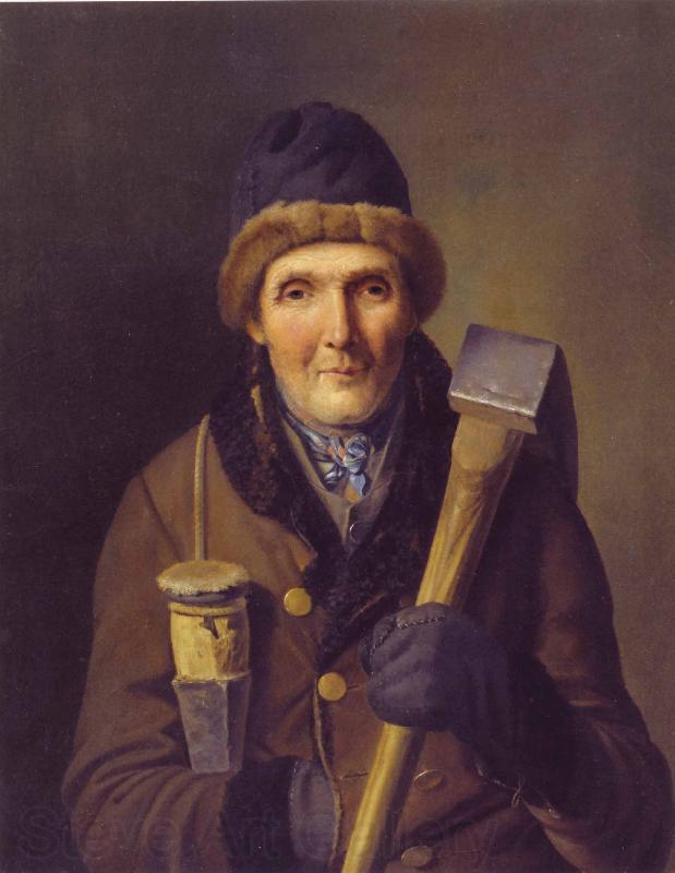 Erasmus Ritter von Engert Der Holzfaller Germany oil painting art